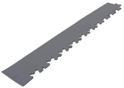 Afwerkrand met hoek voor 9 mm BoNueva pvc kliktegels grijs