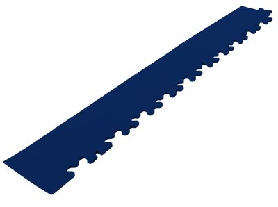 Afwerkrand met hoek voor 9 mm BoNueva pvc kliktegels donkerblauw