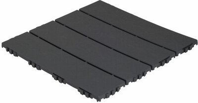 BoFudra balkonvloer 12 mm-houtlook- grijs