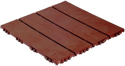 BoFudra balkonvloer 12 mm-houtlook- mahony