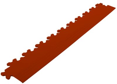 Afwerkrand recht voor 9 mm BoNueva pvc kliktegels roodbruin