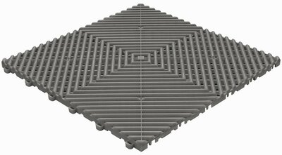 BoSolido balkonvloeren 18 mm – open kliktegels | Donkergrijs