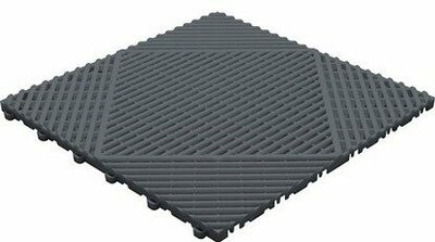 BoClassic PVC kliktegel Garagevloer -18mm-donkergrijs