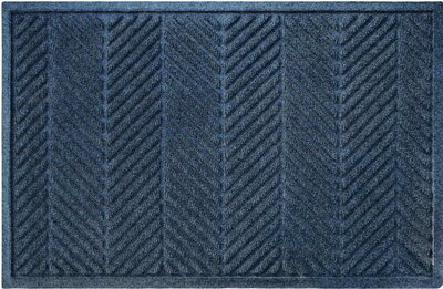 Deurmat WaterHog Herringbone Navy Blue 180x250 cm