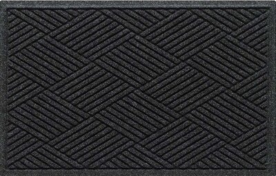 Deurmat WaterHog Diamond Charcoal 115x180 cm