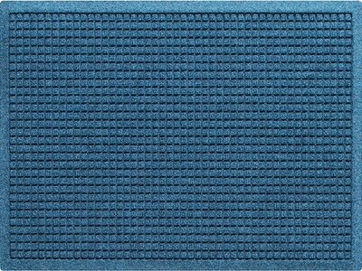 Deurmat WaterHog Square Blue 115x180 cm