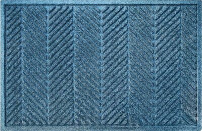Deurmat WaterHog herringbone Blue 115x180 cm