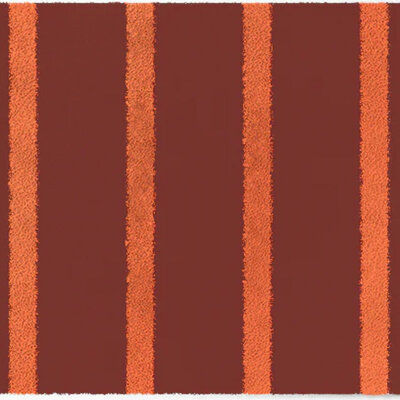 ColorStar- Lines- binnendeurmat-bruin-zalm-85x150 cm