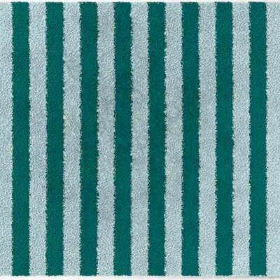 ColorStar- Stripes- binnendeurmat-lichtblauw-groen-85x115 cm