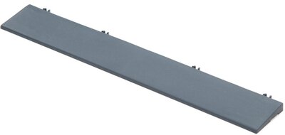 Afwerkrand recht voor 10 mm BoTerra kliktegels Donkergrijs